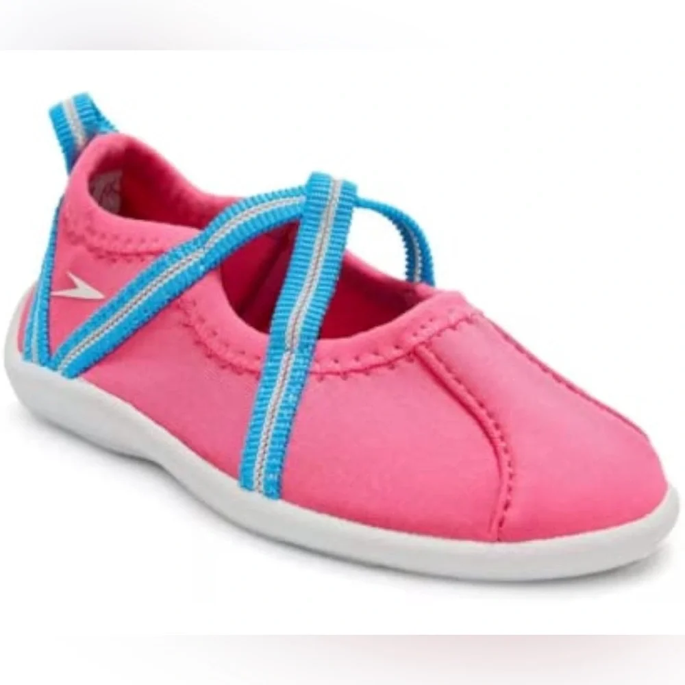 NWT Speedo Toddler Girls' Water Shoes -‎ Pink Taffy Size S 5/6